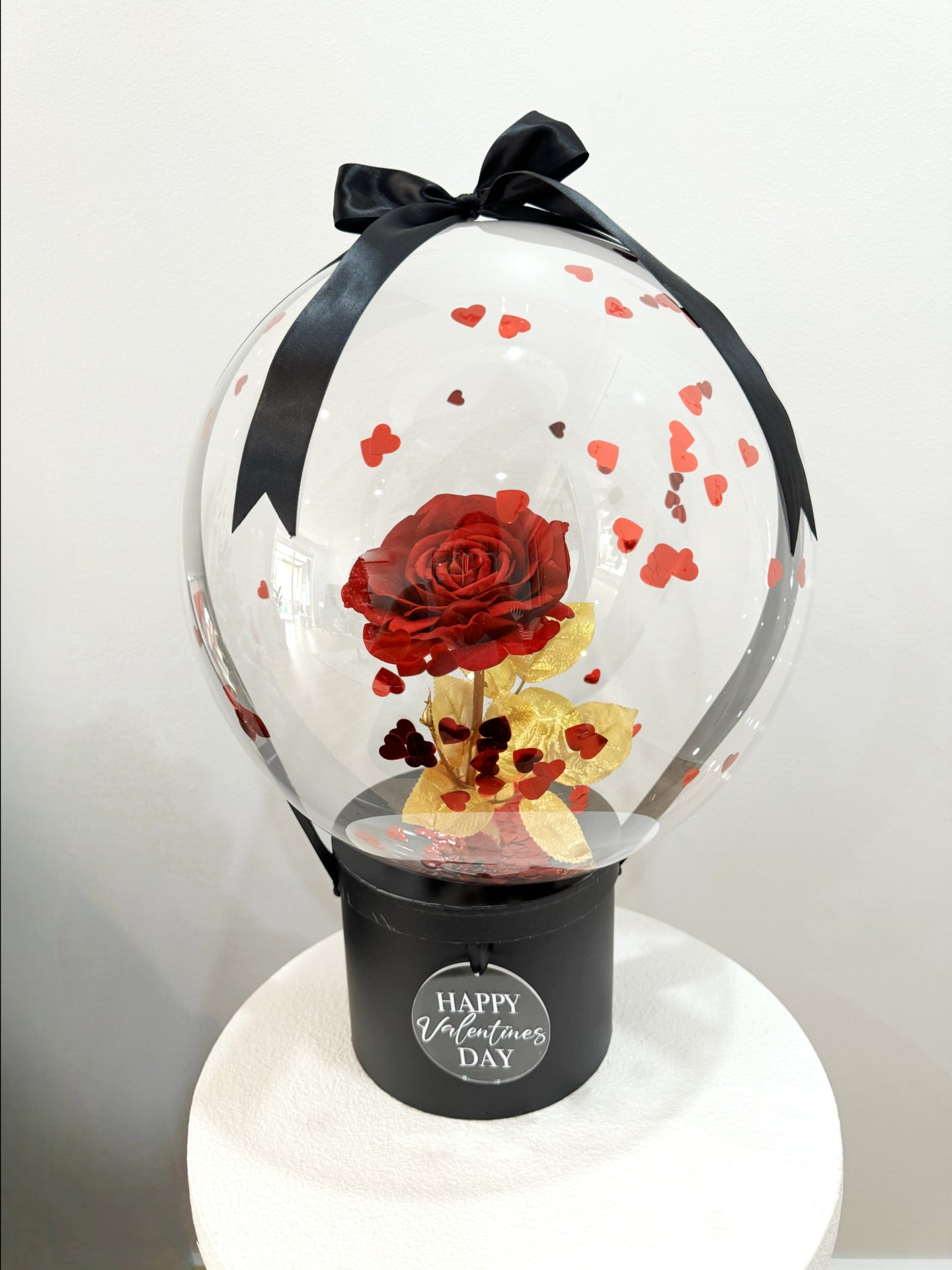Valentines Rose Bubble