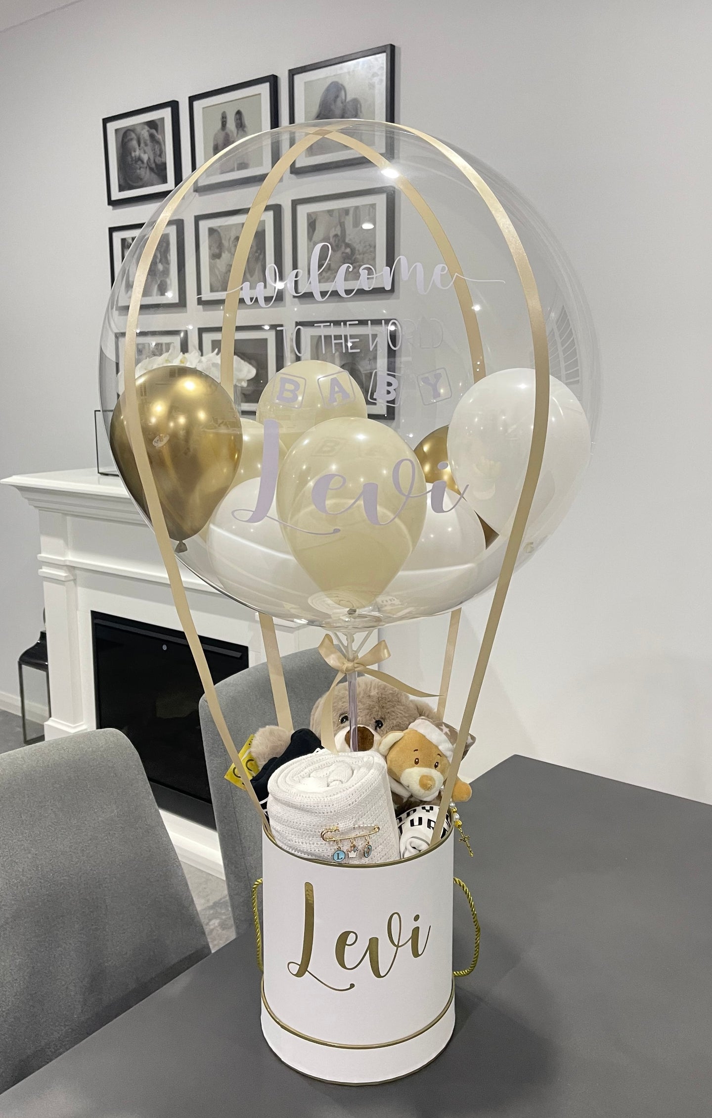 Neutral Baby Hot Air Balloon